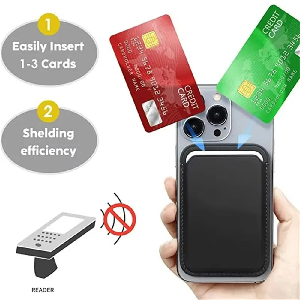 MagSafe Magnetic Wallet Card Holder for iPhone